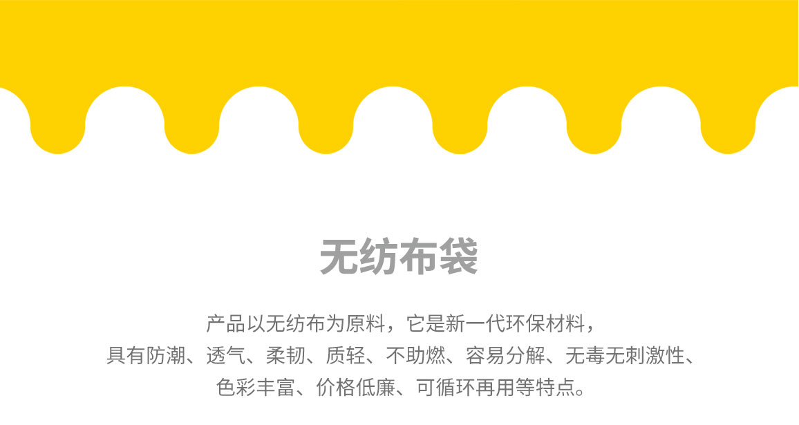 自贡市无纺布袋常用类型